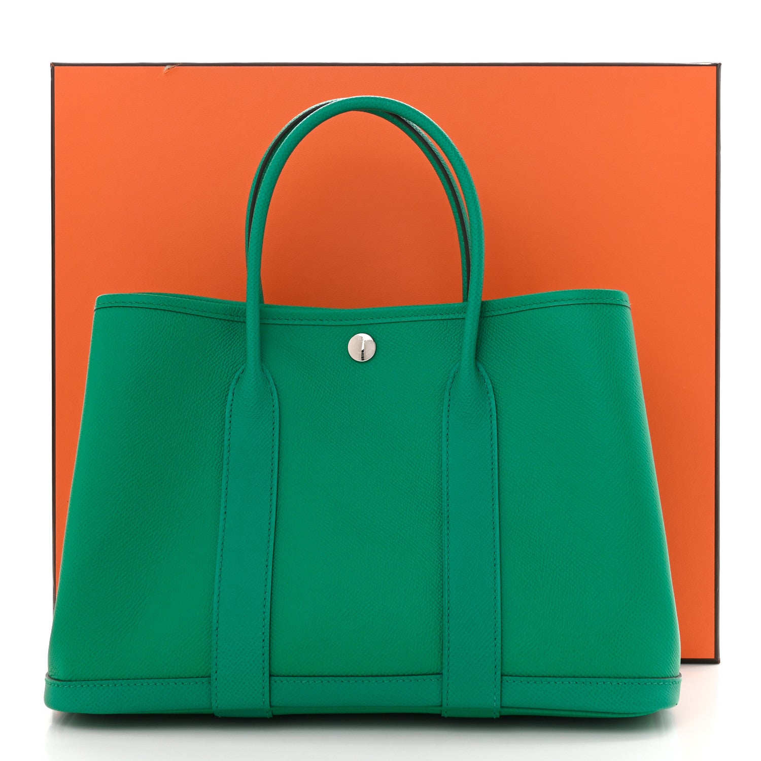Hermes Epsom Garden Party Tote 30 TPM Vert Jade 11 of 11