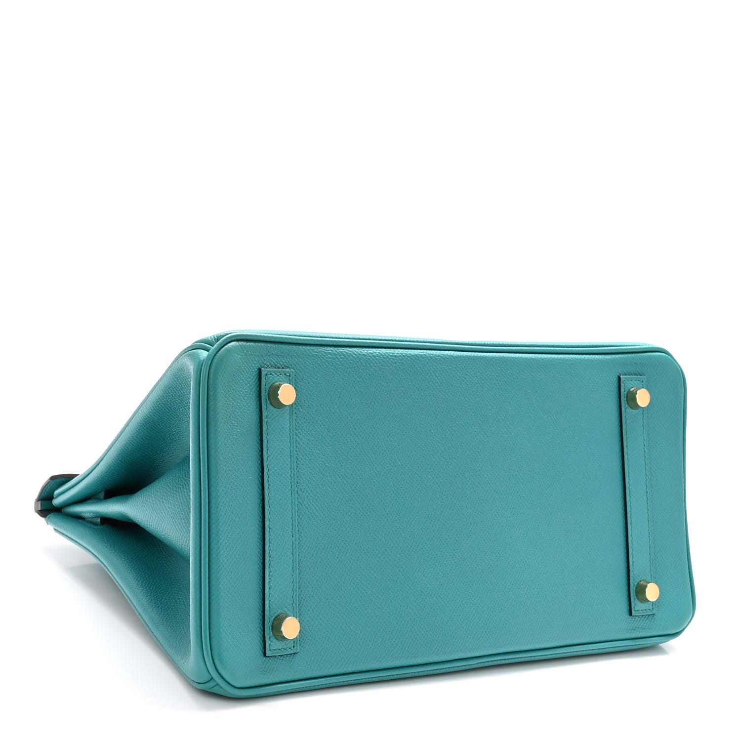 Hermes Epsom Horseshoe Birkin 30 Bleu Paon 4 of 13