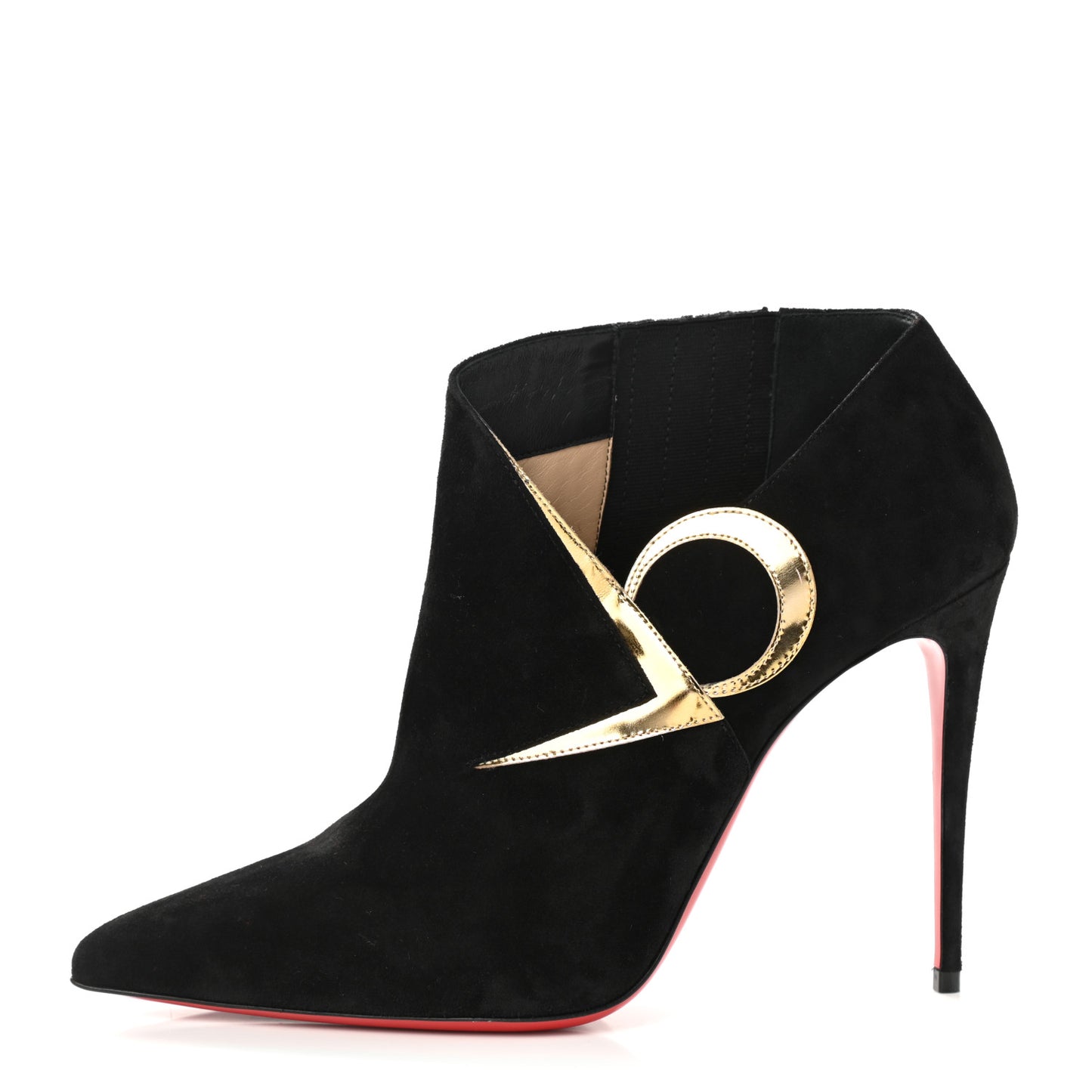 Suede VV Specchio 100 Booties 39.5 Black