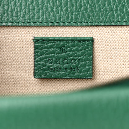 Gucci Pebbled Calfskin Small Dionysus Shoulder Bag Emerald 6 of 11