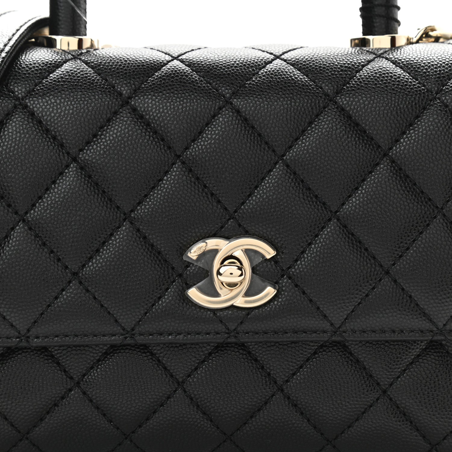 Chanel Caviar Quilted Mini Coco Handle Flap Black 8 of 11