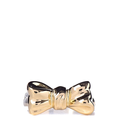 Tiffany 18K Yellow Gold Bow Ring 49 4.75 1 of 6
