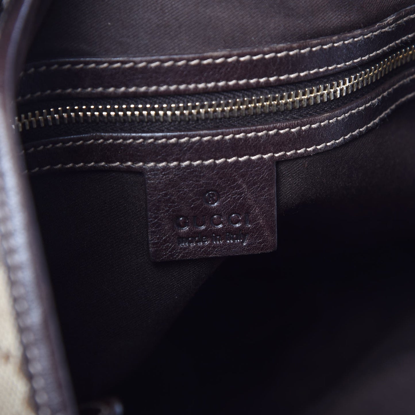 Monogram Small Pelham Shoulder Bag Dark Brown