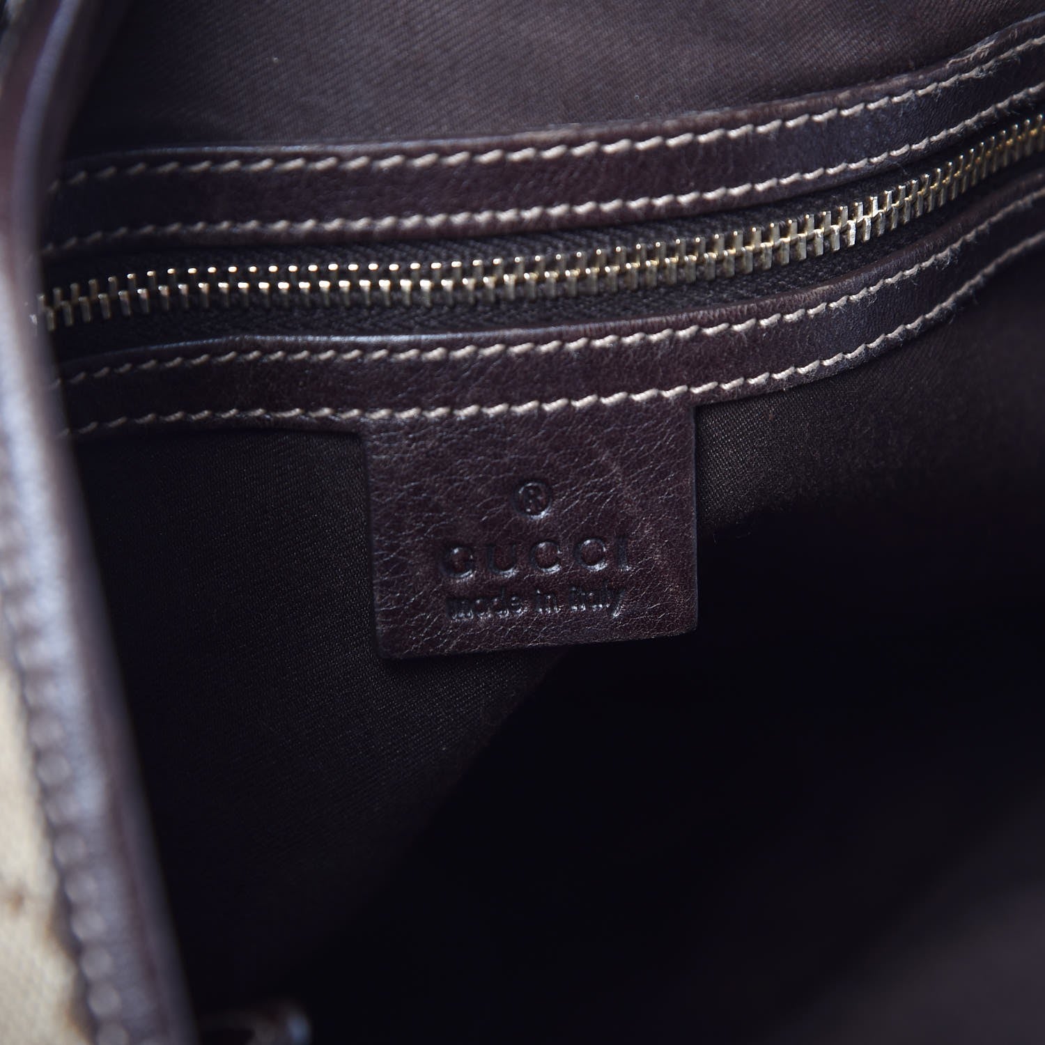 Gucci Monogram Small Pelham Shoulder Bag Dark Brown 6 of 10