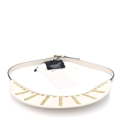 Gucci Lambskin Strass Sun Visor L Ivory 3 of 3