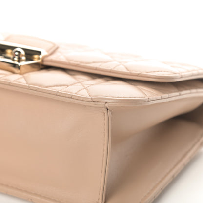Christian Dior Lambskin Cannage Miss Dior Promenade Pouch Beige 11 of 14