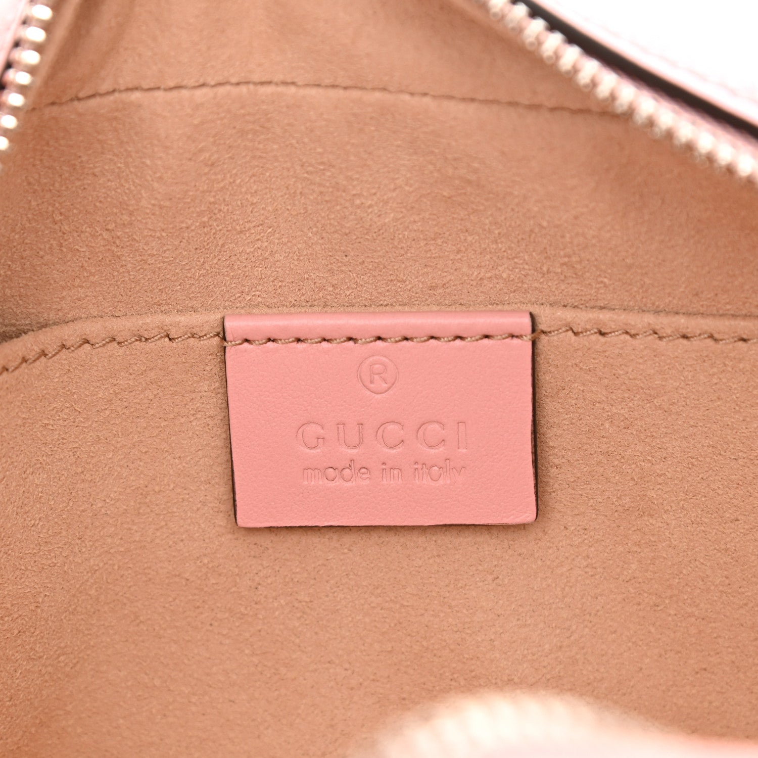 Gucci Calfskin Matelasse Small GG Marmont Chain Shoulder Bag Wild Rose 11 of 15