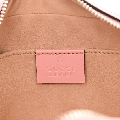 Gucci Calfskin Matelasse Small GG Marmont Chain Shoulder Bag Wild Rose 11 of 15
