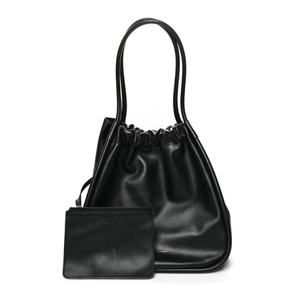 Proenza Schouler Calfskin XL Ruched Tote Black 1 of 15