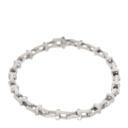 Tiffany Sterling Silver T Link Chain Bracelet 1 of 3