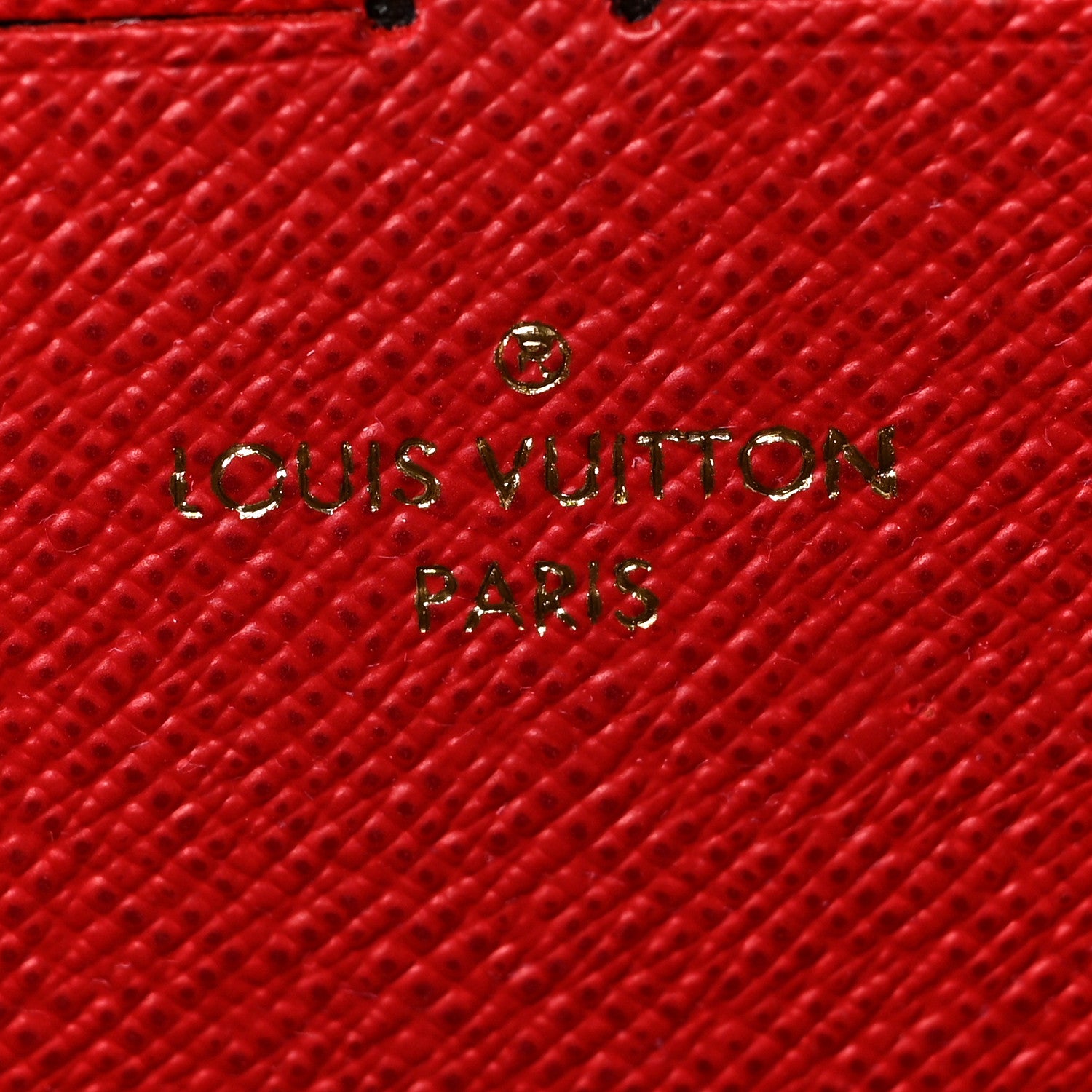 Louis Vuitton Damier Ebene Clemence Wallet Cherry 6 of 6