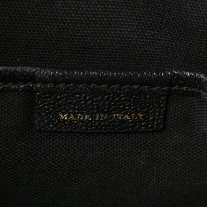 Burberry Soft Grain Calfskin House Check Small Helmsley Crossbody Black 7 of 9