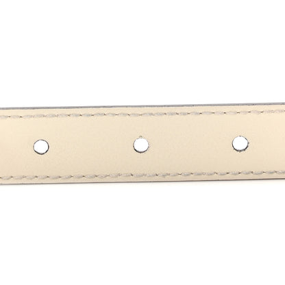 Gucci Plutone Calfskin Double G 20mm Belt 75 30 Mystic White 4 of 5