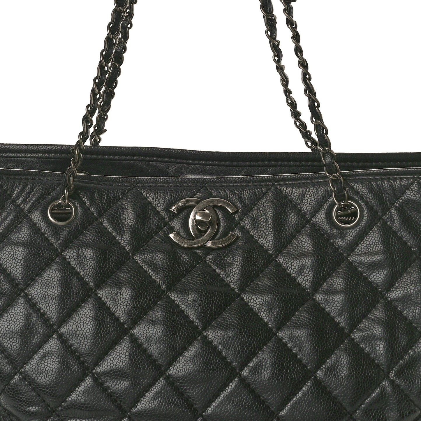 Caviar Quilted Large Be Caviar Tote Black