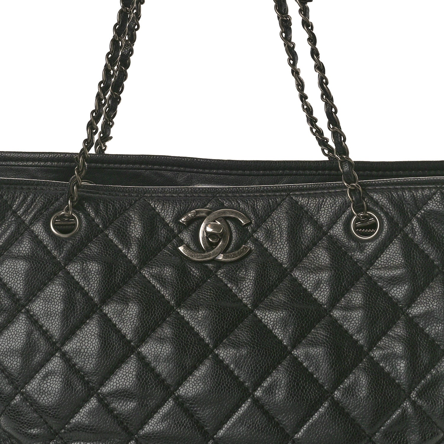 Chanel Caviar Quilted Large Be Caviar Tote Black 8 of 12