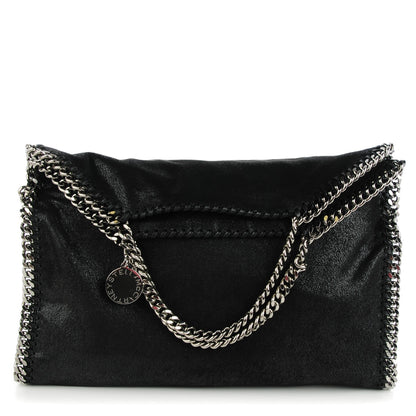 Stella McCartney Shaggy Deer Fold Over Falabella Tote Black 1 of 8