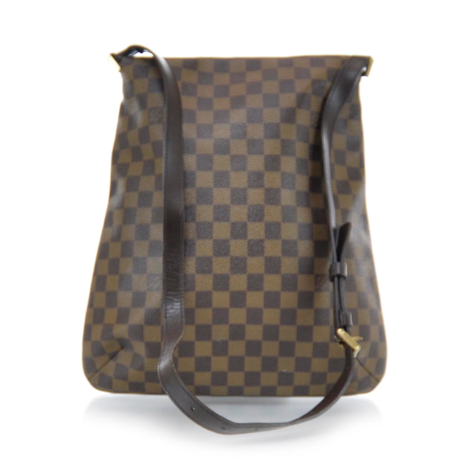 Louis Vuitton Damier Ebene Musette GM 3 of 9