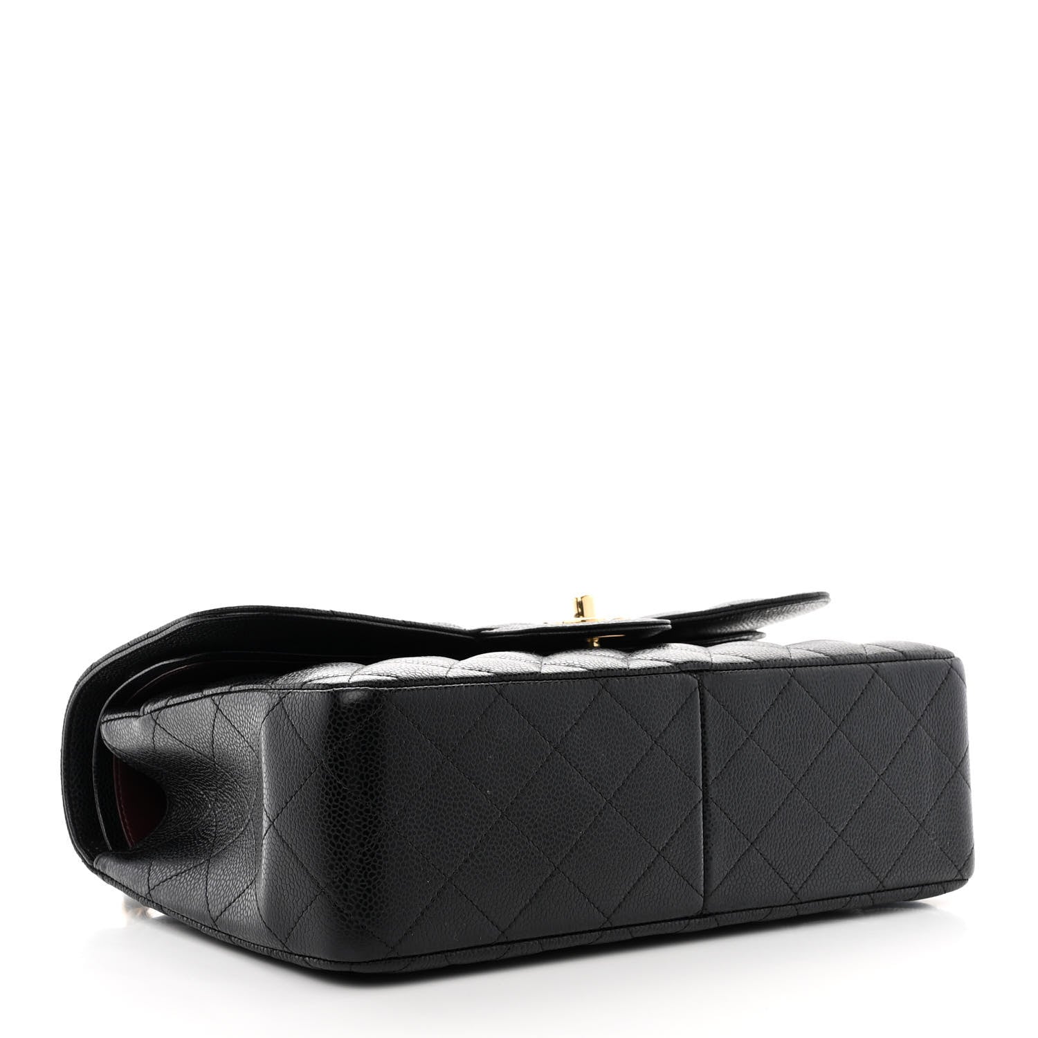 Chanel Caviar Quilted Jumbo Double Flap Black 4 of 12