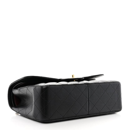 Chanel Caviar Quilted Jumbo Double Flap Black 4 of 12