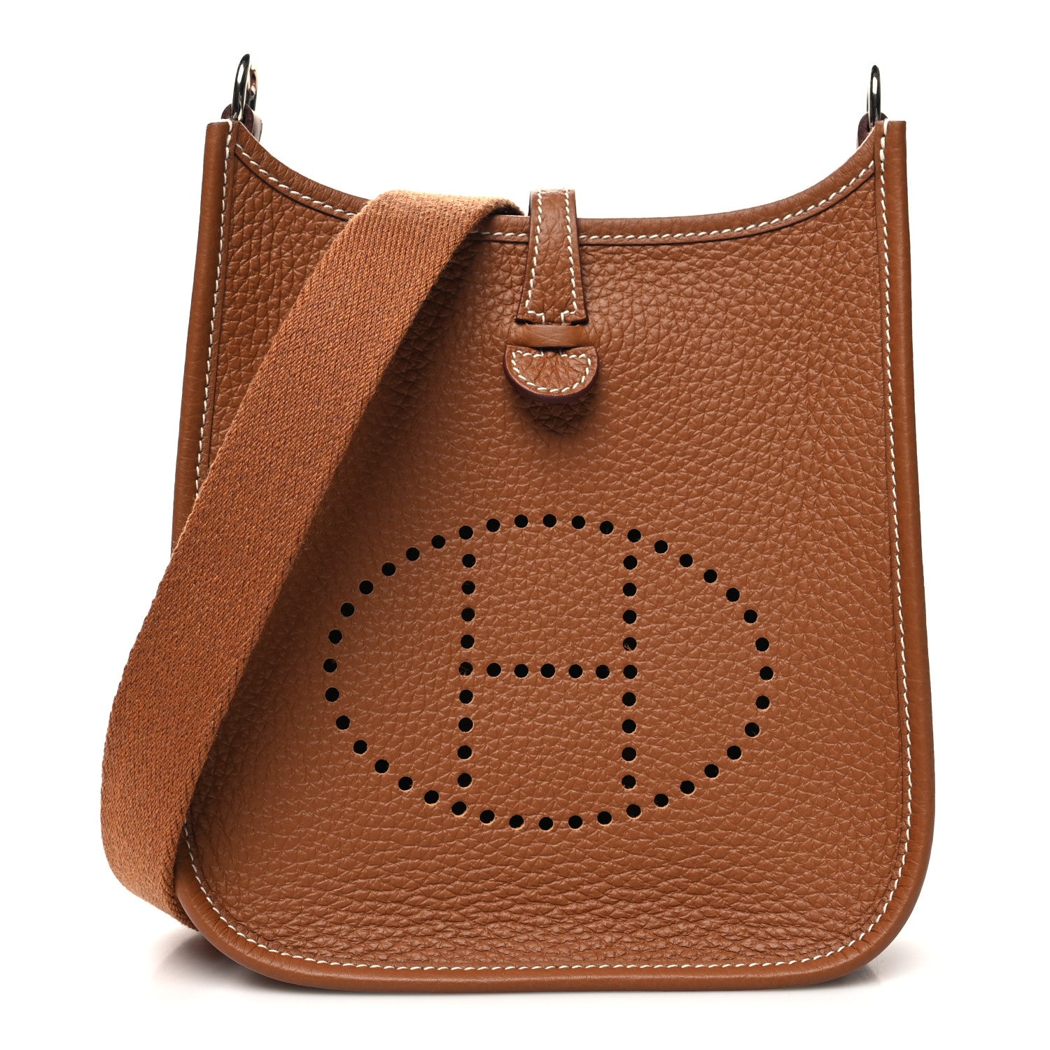 Hermes Taurillon Clemence Evelyne TPM Gold 1 of 11