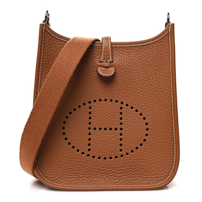 Hermes Taurillon Clemence Evelyne TPM Gold 1 of 11