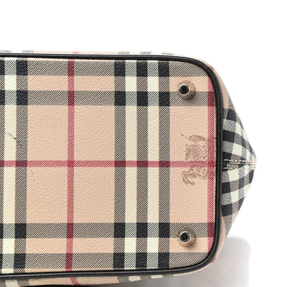 Burberry Haymarket Check Medium Regent Tote Chocolate 7 of 10