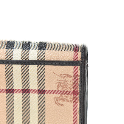 Burberry Haymarket Check Penrose Continental Wallet Chocolate 12 of 15