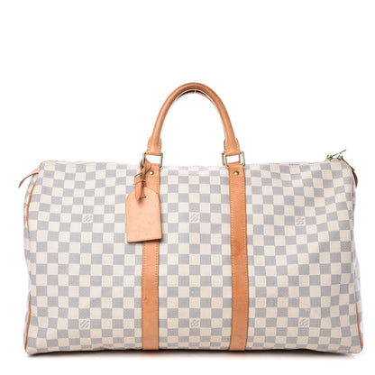 Louis Vuitton Damier Azur Keepall 50 1 of 13