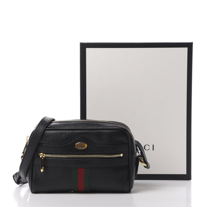 Gucci Calfskin Web Mini Ophidia Shoulder Bag Black 12 of 12