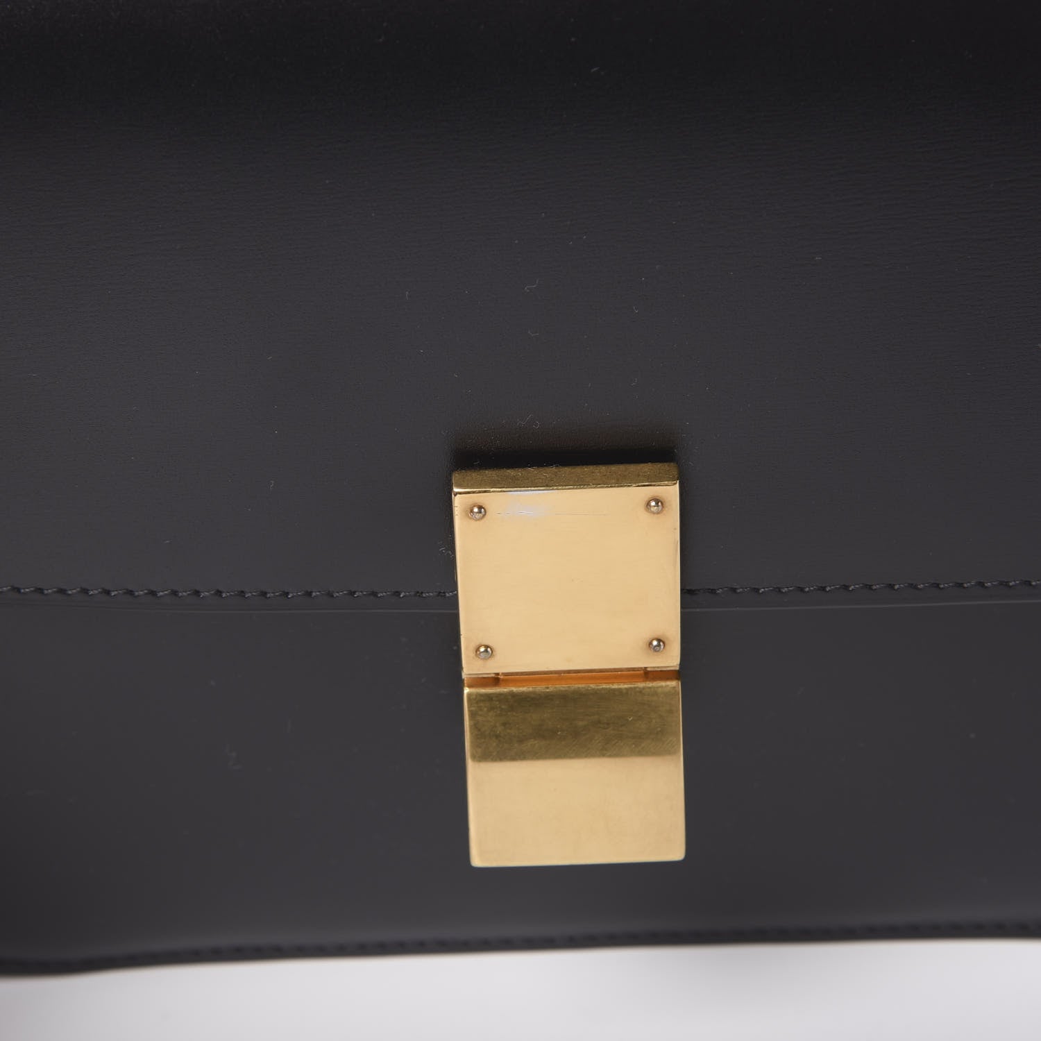 Celine Box Calfskin Medium Classic Box Flap Bag Black 11 of 11