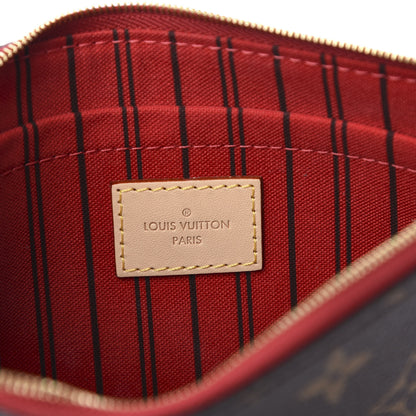 Louis Vuitton Monogram Neverfull MM GM Pochette Cherry 6 of 7