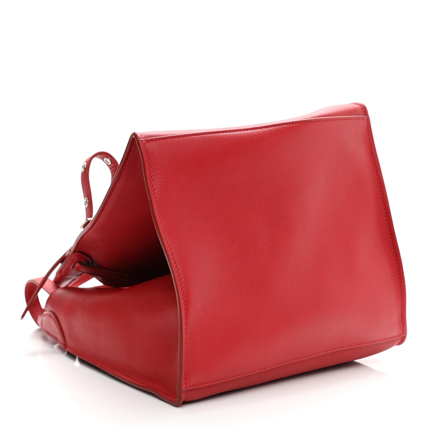 Smooth Calfskin Small Big Bag Pop Red