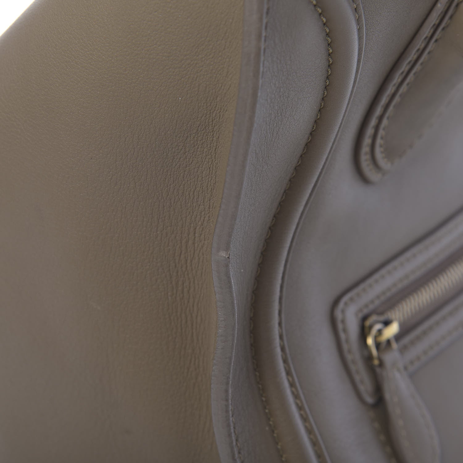 Celine Smooth Calfskin Mini Luggage Souris 13 of 28