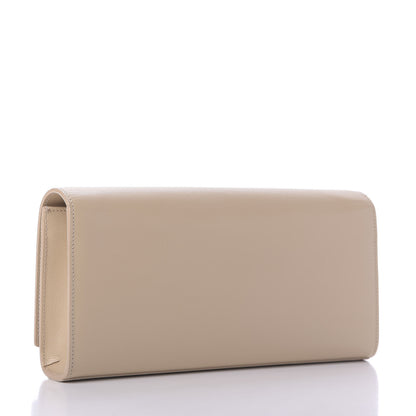 Saint Laurent Grain De Poudre Classic Monogram Cassandre Clutch Nude Powder 3 of 10