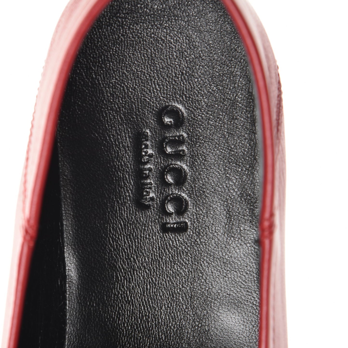 Lambskin Womens Brixton Horsebit Loafers 36 Hibiscus Red