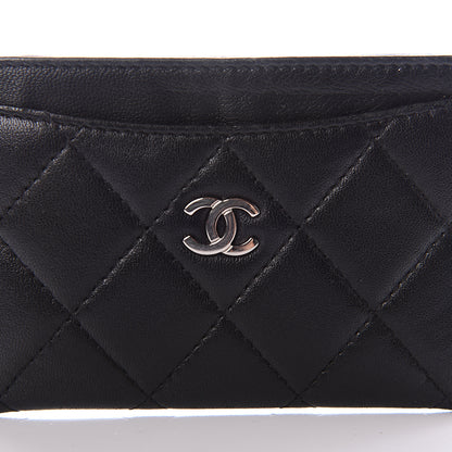 Chanel Lambskin Quilted Card Holder Black 10 of 11