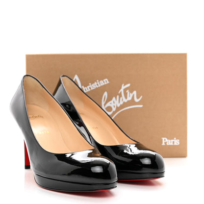 Christian Louboutin Patent New Simple 85 Pumps 40 Black 8 of 8