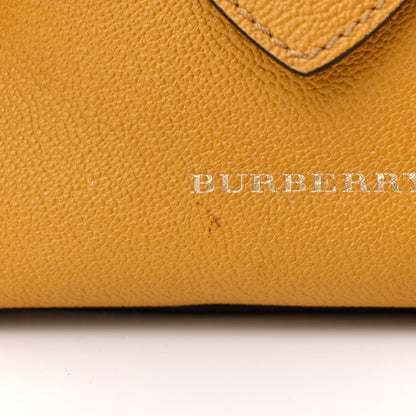 Burberry Soft Grain Calfskin Small Buckle Tote Bright Straw 17 of 20