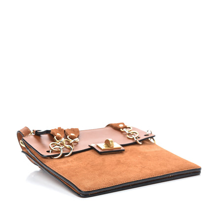 Chloe Calfskin Suede Small Jane Fringe Bag Caramel 3 of 12