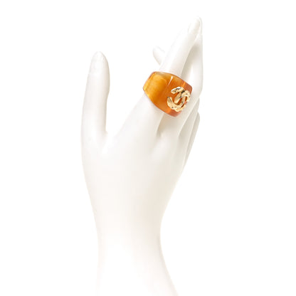 Chanel Resin CC Ring 2 of 3