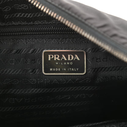 Prada Tessuto Nylon Vitello Hobo Black 6 of 12