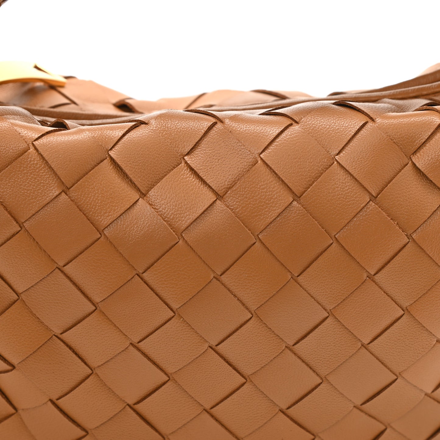 Nappa Intrecciato Mini Jodie Caramel