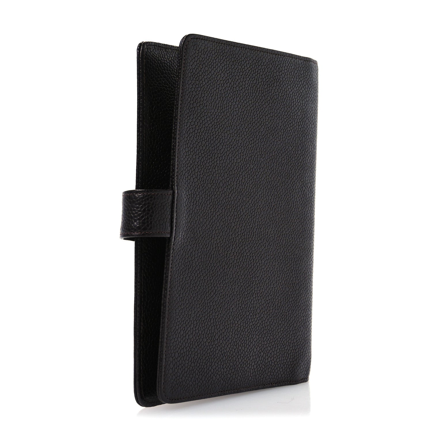 Chanel Caviar CC Medium Ring Agenda Planner Brown 3 of 9