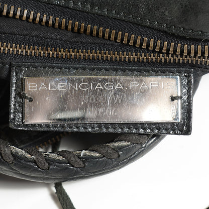 Balenciaga Chevre Classic Hardware Weekender Black 7 of 12
