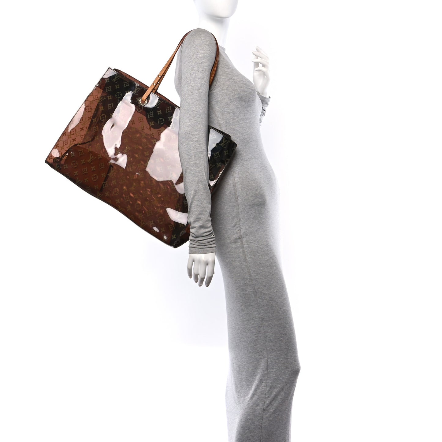 Vinyl Monogram Ambre Sac Cabas GM