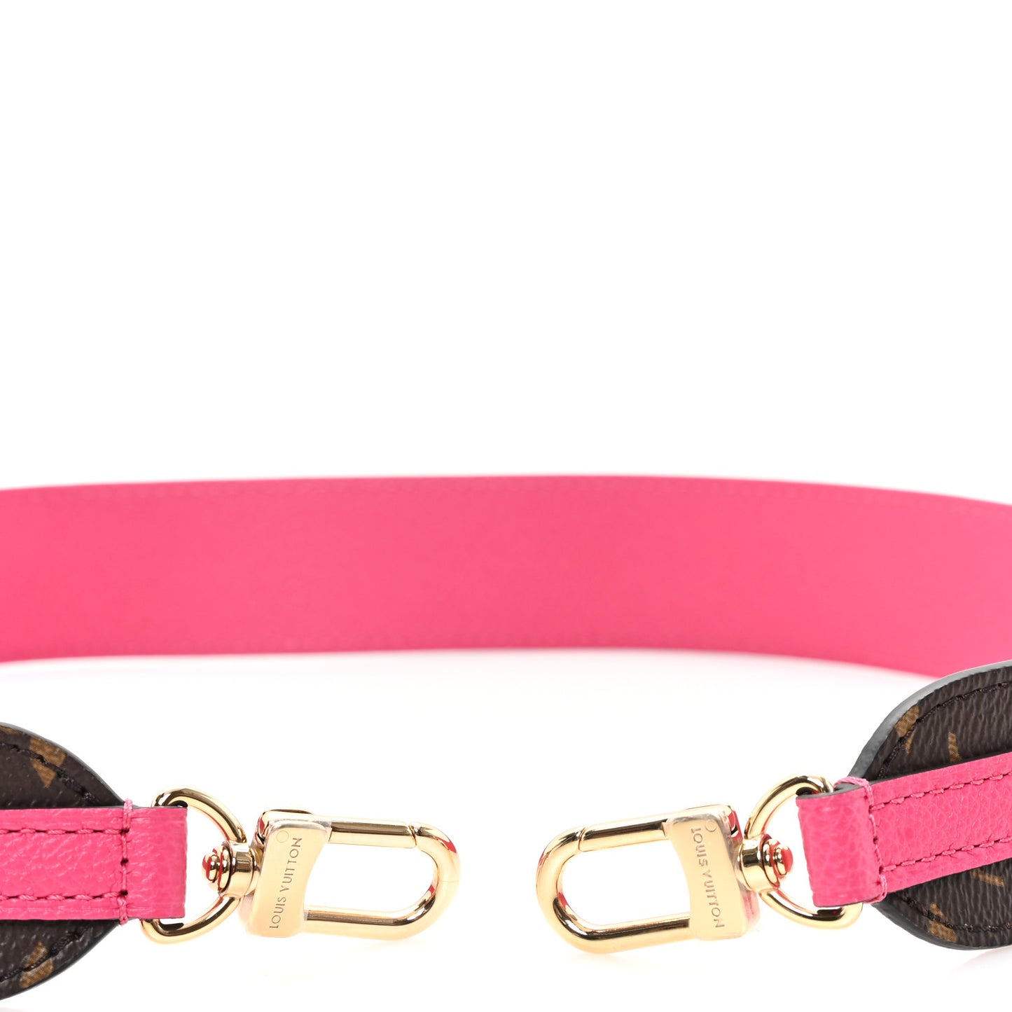 Monogram Bandouliere Shoulder Strap Hot Pink