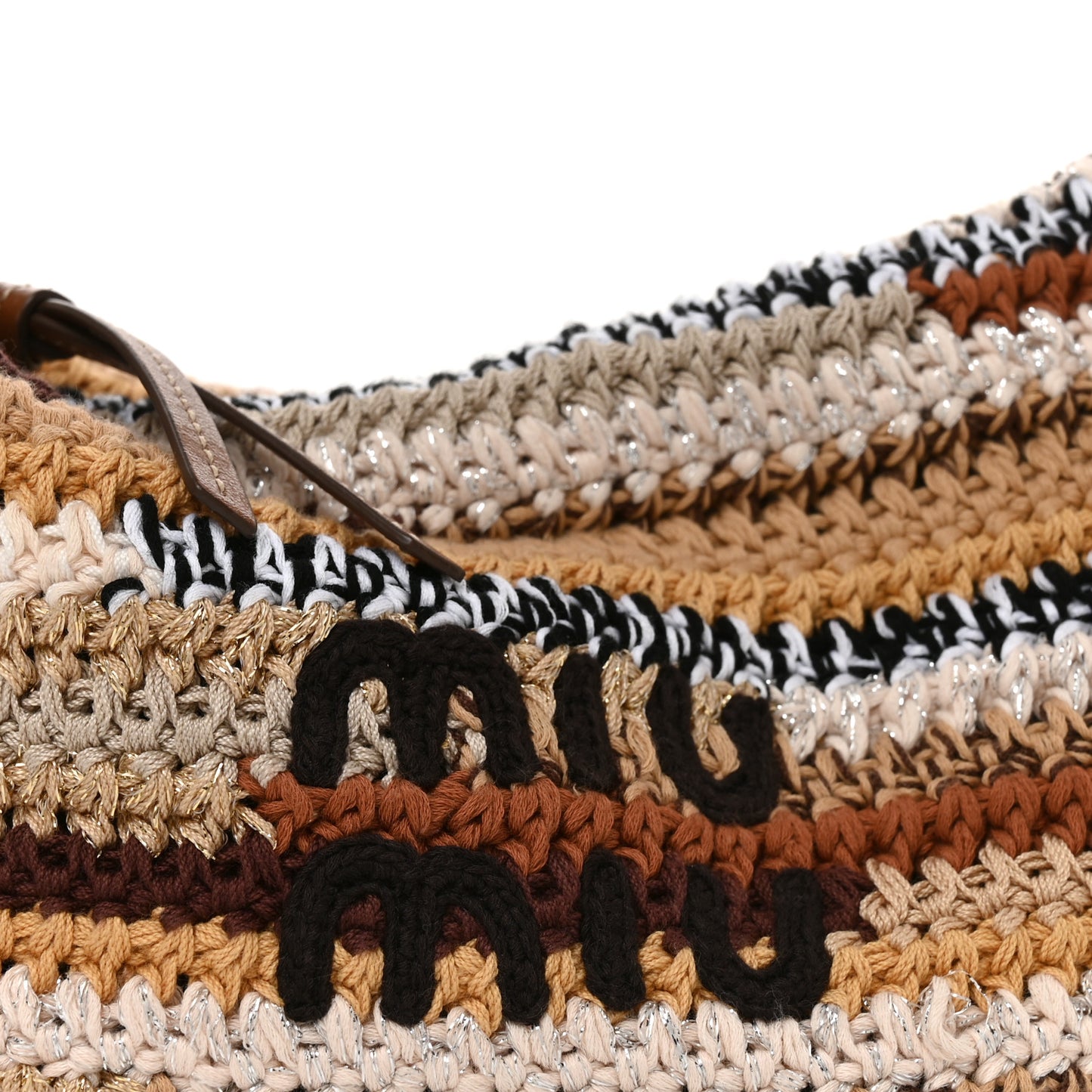 Fabric Crochet Mini Spirit Bag Naturale Multicolor