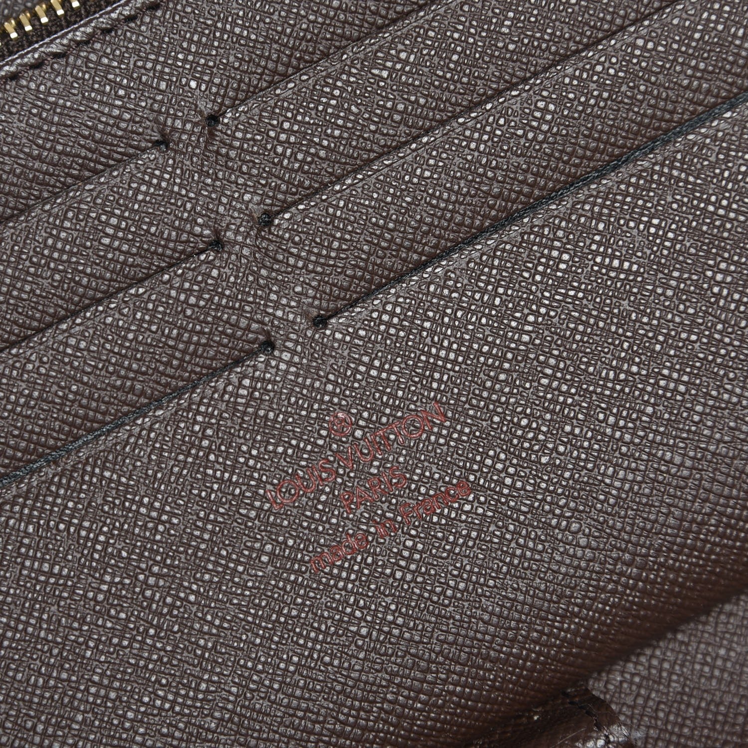 Louis Vuitton Damier Ebene Zippy Organizer Wallet 6 of 7