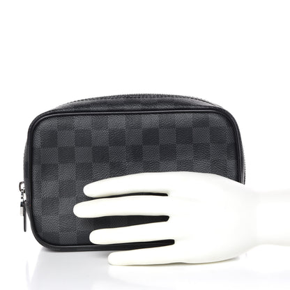 Louis Vuitton Damier Graphite Toilet Pouch PM 2 of 11