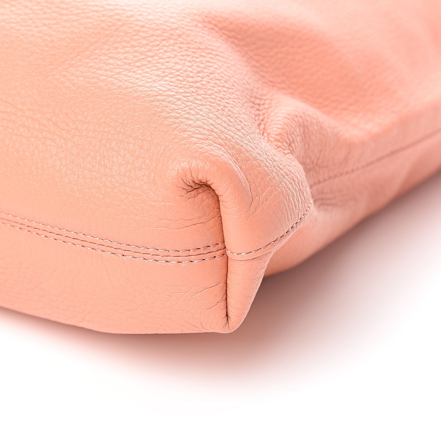 Prorsum Pebbled Calfskin Medium Studley Tote Peach Mid Camel